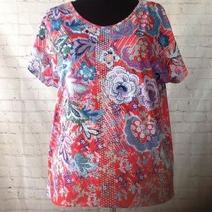 Gloria Vanderbilt OPAL MacIntosh Red Top XXL